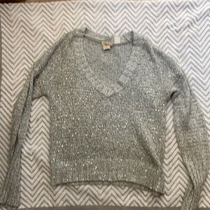Sparkly grey sweater